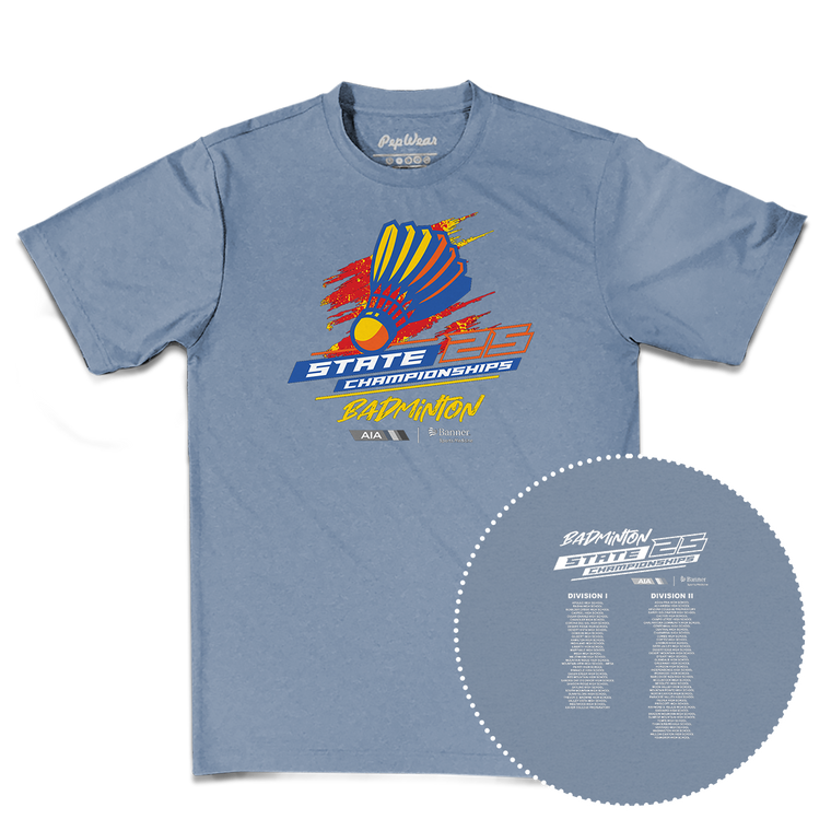 2025 AIA Badminton State Championships Performance T-Shirt 2025 AIA Badminton State Championships Performance T-Shirt