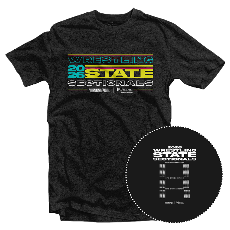 2026 AIA Wrestling State Sectionals T-Shirt