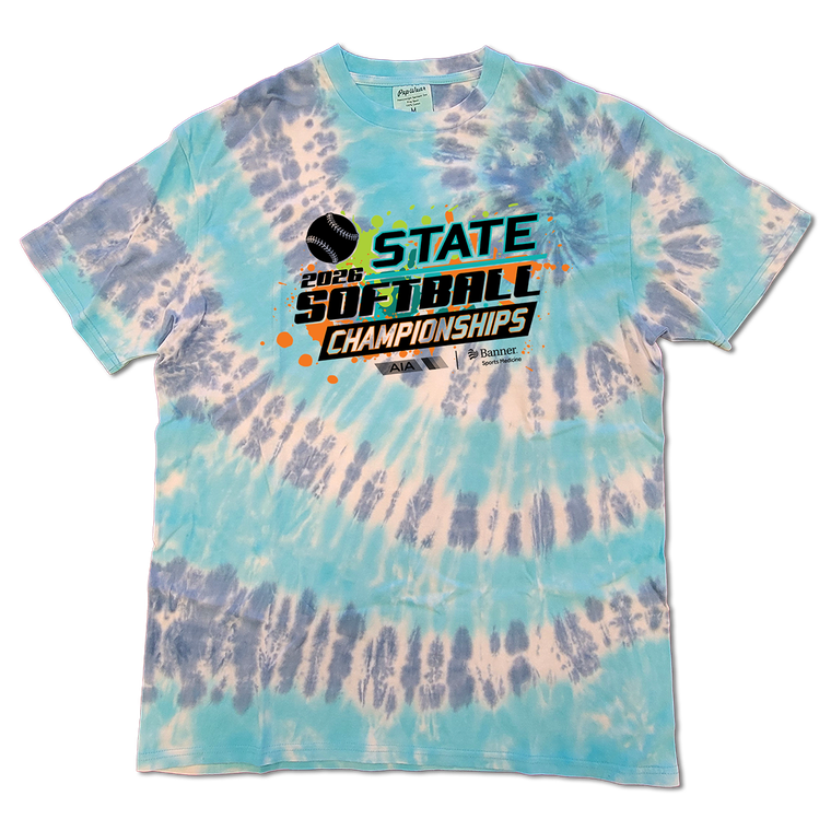 2026 AIA Softball State Championships Tie-Dye T-Shirt