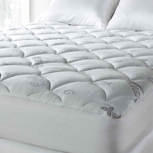 Extra Deep & Plush Rest-Fill® Down Alternative TENCEL™ Cooling Mattress Pad