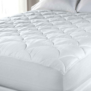 Extra Deep & Plush PrimaLoft® Down Alternative 400 Thread Count Mattress Pad by DOWNLITE® (Hypoallergenic)