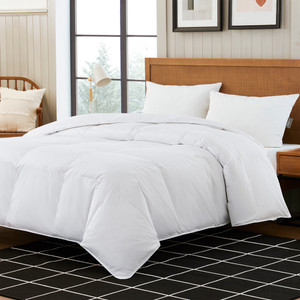 Luxury All Season RestAssured® White Goose Down Comforter | DOWNLITE