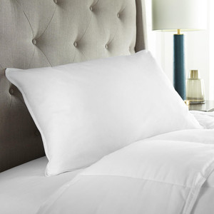 DOWNLITE swd100p10035-white-020-030 EnviroLoft Down Alternative Firm Hotel Pillow, white, side sleeper pillow.