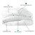 DOWNLITE® World’s Biggest Comforter - 10' x 10' Colossal™ All Season Down Alternative Comforter by DOWNLITE® (Hypoallergenic) 