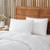 DOWNLITE® 3-in-1 Adjustable Down Alternative Pillow, white, assembled in the USA, hypoallergenic.