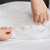 DOWNLITE Cloud Top Pillow Enhancer Pillowcase white hypoallergenic zipper closure.