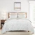 Floral Sateen Duvet Set Lifestyle Pumice