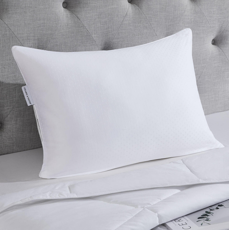Stearns and Foster Luxury Touch Medium Pillow for Back and Side Sleepers by Stearns and Foster Hypoallergenic