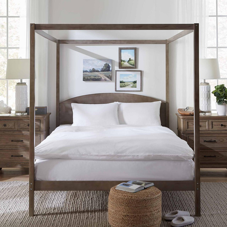 DOWNLITE® Zippered Feather Bed Protector (Hypoallergenic) 