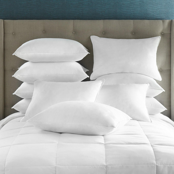 Downlite Soft Density 4-Pack Pillows, White, Jumbo