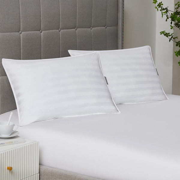 DOWNLITE® Down Alternative Extra Thin, Flat & Soft Pillow for Stomach Sleepers by DOWNLITE® (Hypoallergenic)