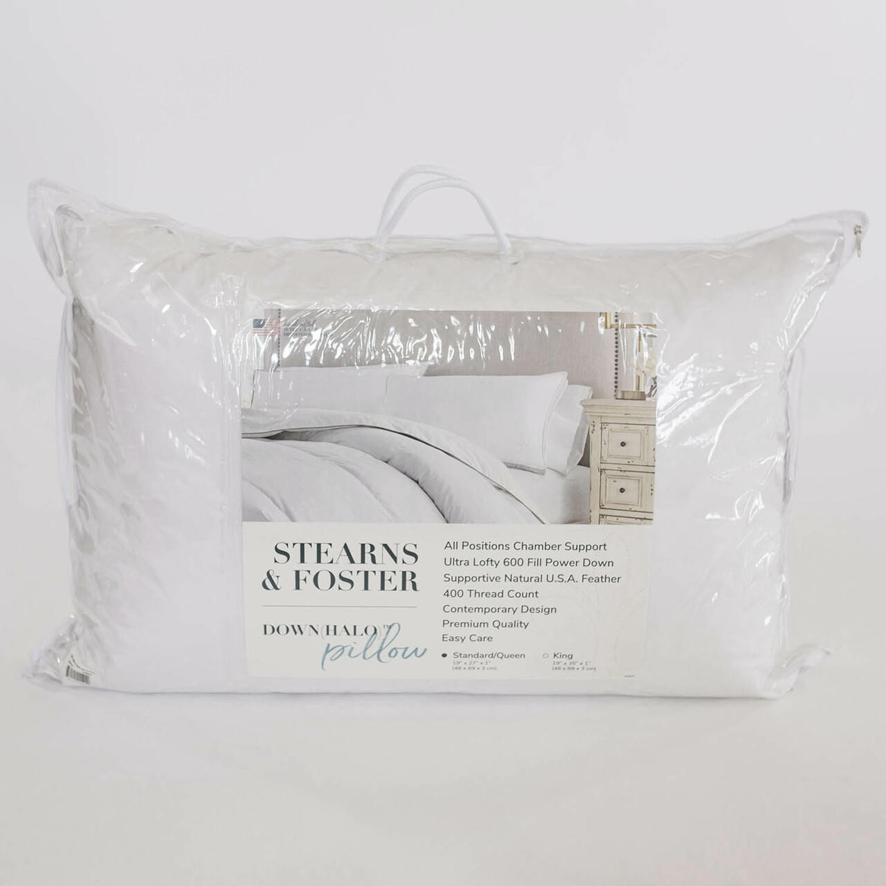 Stearns & Foster® Pillow and Sheet Bundle, Free & Fast Shipping