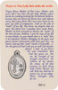 Our Lady, Undoer of Knots Devotional Card – Silver Medal Included | Catholic Keepsake