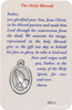 Laminated Prayer Card – The Holy Shroud of Christ with Built-In Medal | Sacred Catholic Gift