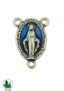 10-Piece Set: Blue Miraculous Medal Rosary Centers – Catholic Craft Supplies