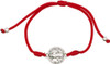 Silver-Tone Saint Benedict Medal Adjustable Red Cord Bracelet – Patron Saint of Students | Ideal Catholic Gift for Confirmation & Graduation