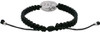 Saint Padre Pio Adjustable Black Woven Medal Bracelet – Durable Catholic Jewelry for First Communion & Confirmation
