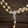 Ivory Rosary with Plastic Beads