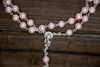 Pink Rosary with Plastic Beads