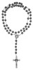 St. Benedict Rosary with Genuine Hematite Beads