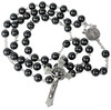 St. Benedict Rosary with Genuine Hematite Beads