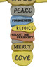 Resin "God is My Rock" Wall Cross with Inspirational Sayings