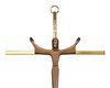 Gold-Tone Risen Christ Wall Cross
