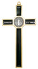 5.25" Gold-Tone St. Benedict Crucifix with Colored Enamel Inlays