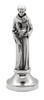 2" Catholic Mini-Statue, Solid Metal Construction