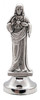 2" Catholic Mini-Statue, Solid Metal Construction