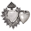 Milagro Heart | Magnificent Sacred Heart | Home Décor | Catholic Trinket for Home | (Gunmetal)