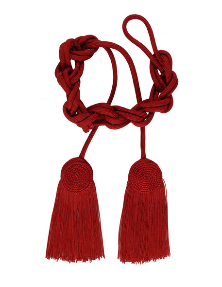 Priest Tassel Cincture with a Circular Flat Knot.