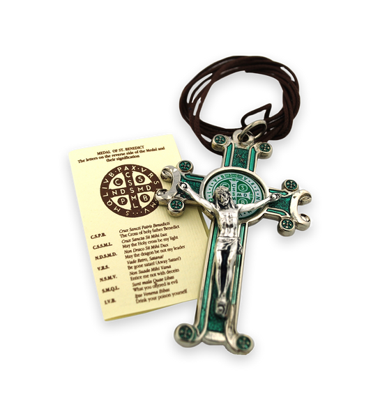 St. Benedict Crucifix (Green)