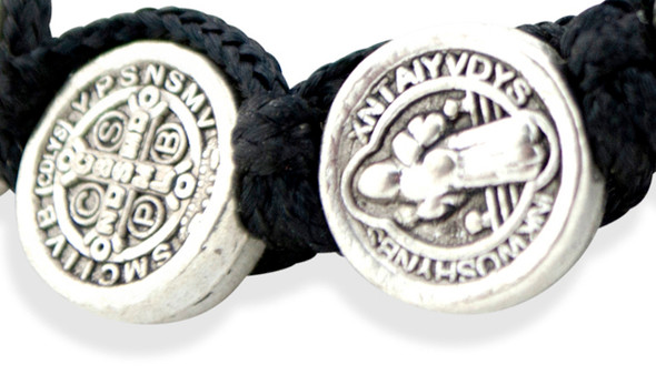 Black Saint Benedict Bracelet