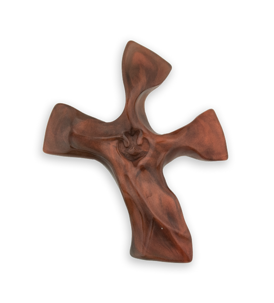 Dark Tortoise / Copper (Shiny) Clinging Cross