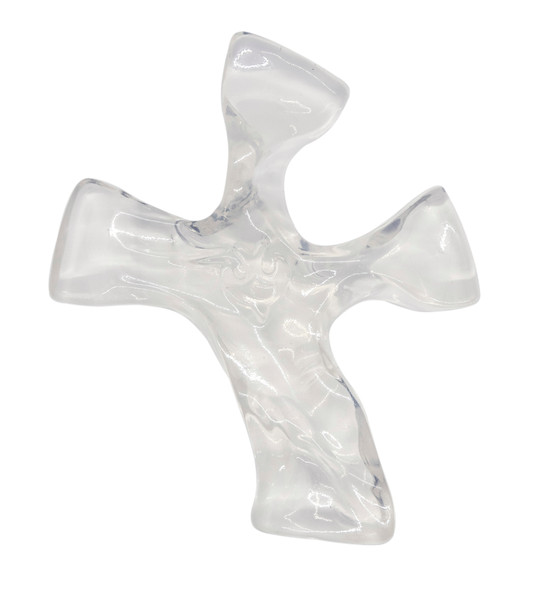 Living Water Clear Clinging Cross