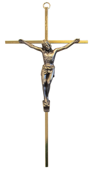 Antique Brass Crucifix
