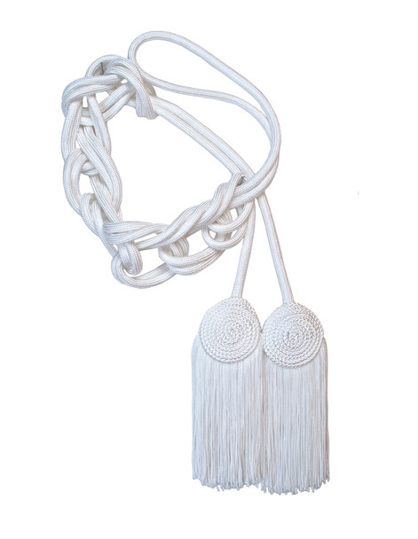 Priest Tassel Cincture with a Circular Flat Knot