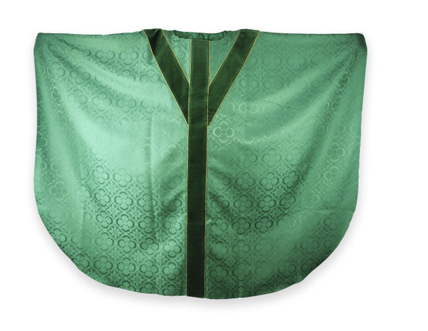 Green Vestment with Underlay Stole.
