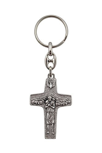 Pope Francis Cross Key Chain.