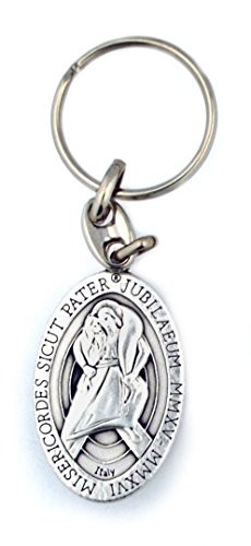 Silver Year of Mercy Key Chain.
