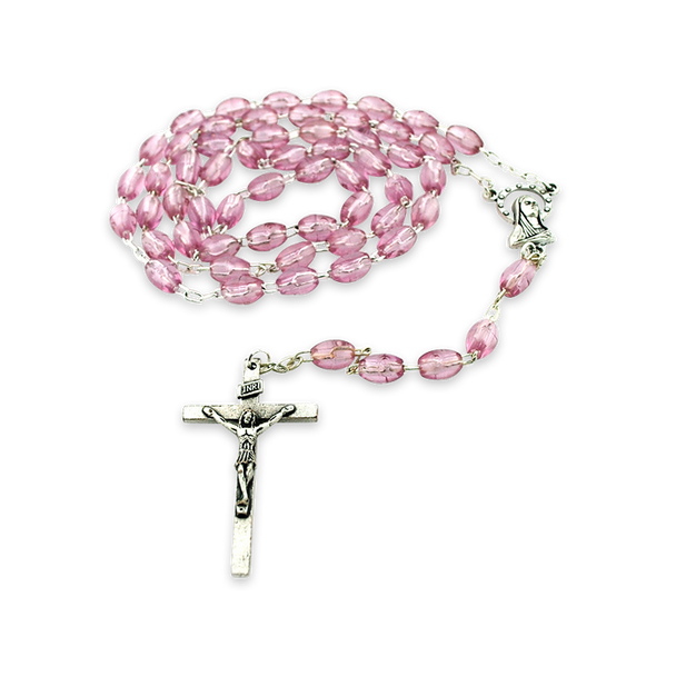 Pink Rosary Beads