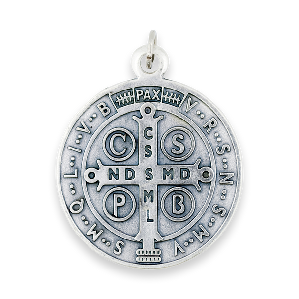 St. Benedict Medal (Silver-Tone)