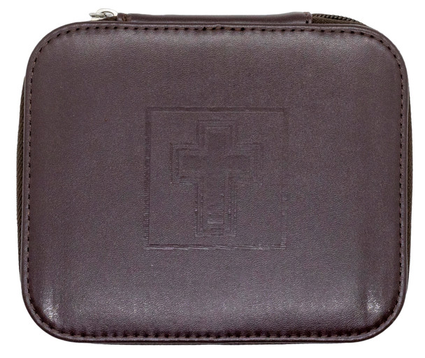 Portable Communion Set with Hard Case, Cups, Juice and Bread Containers, and Holy Water Bottle