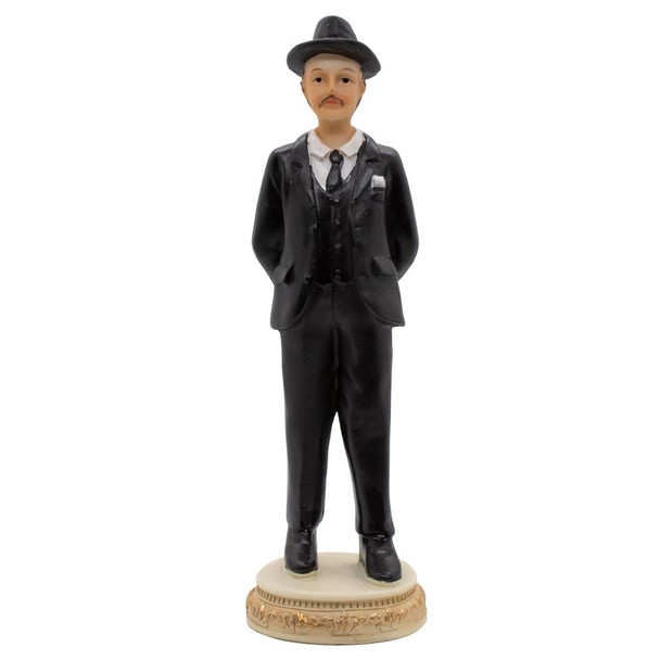 St. Gregorio Hernandez Statue Black 8"