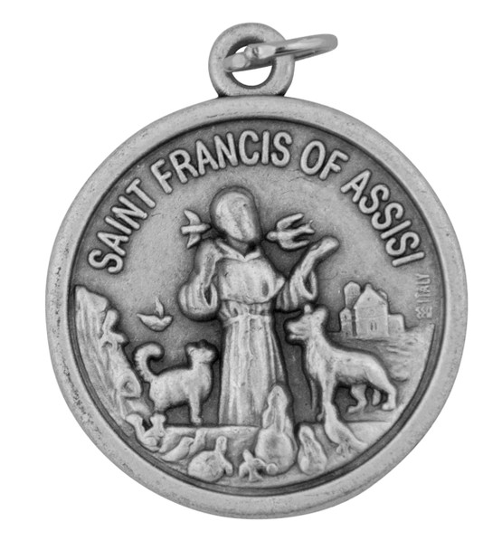 1.15" St. Francis Pet Medal, 5-Pack