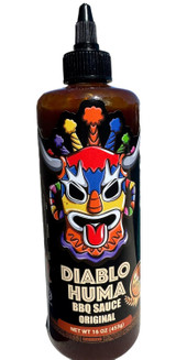 Diablo Huma BBQ Sauce, Original, 16oz. Tangy Vinegar-based