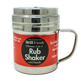 Grill Friends Stainless Steel Rub Shaker With Label