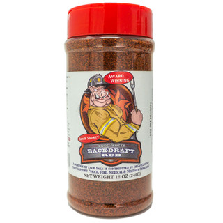 Code 3 Spices Backdraft Rub - Hot & Smokey - 12 oz