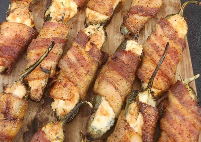 Bacon-Wrapped Jalapeño Poppers with a Texas Tornado Twist